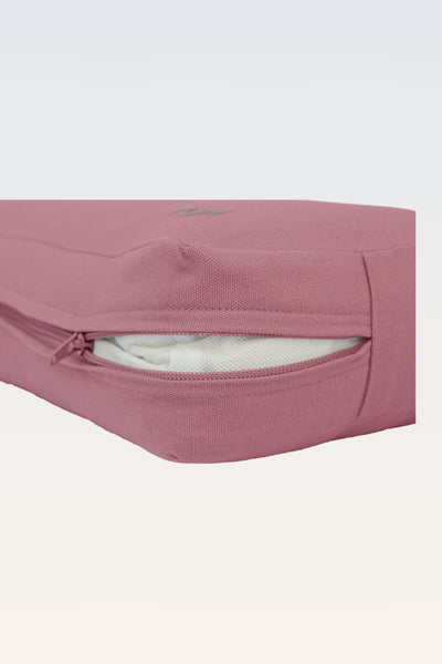 Cotton Yoga Bolster – Lean - Dusty Rose