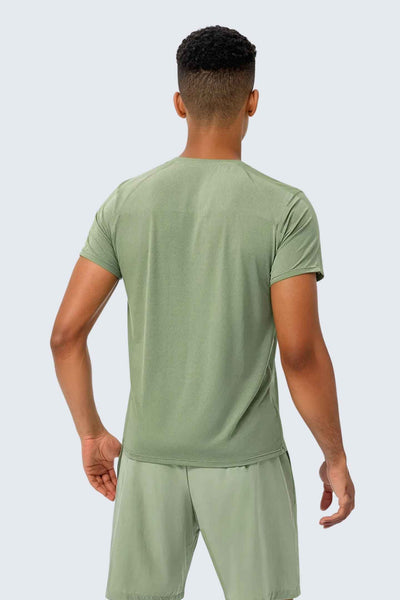 MU Sun Fit Tee Terra - Pistachio