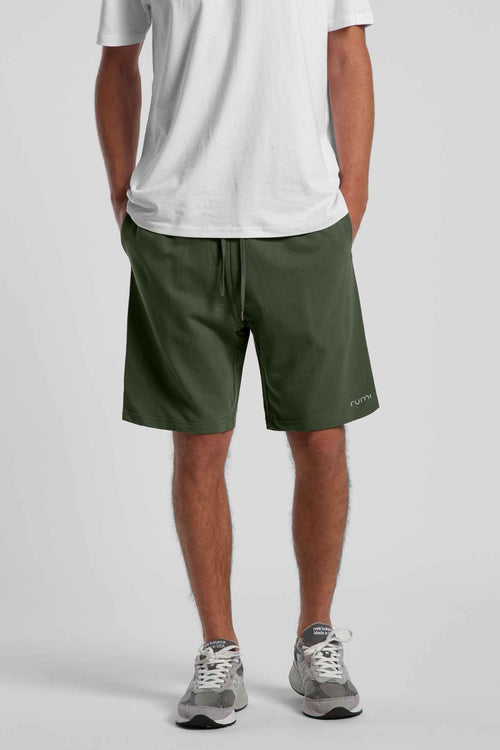 M Moon Sweatshorts - Olive Deep