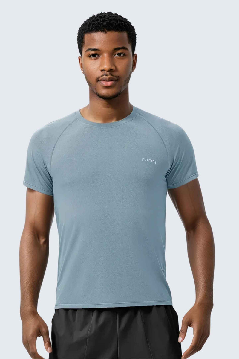 U Sun Fit Tee Terra - Ash Blue