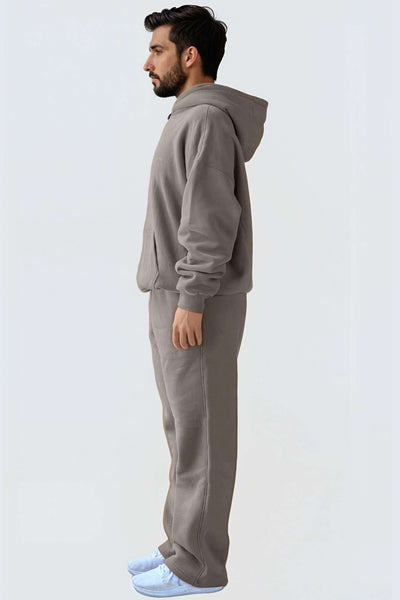 MU Moon Sweatpants Relaxed Open Fleece - Camel