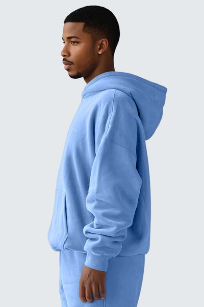 MU Moon Dento Sweatshirt Oversize Fleece + Hoodie - Ocean