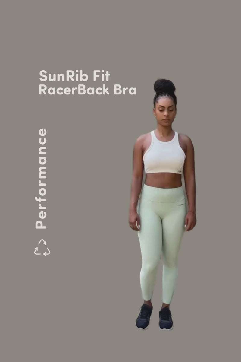 W SunRib Fit RacerBack Bra - Coral Light