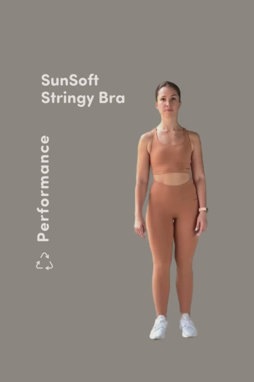 Rumi Earth - W Sun Stringy Crop Top Bra - Apricot - R128112