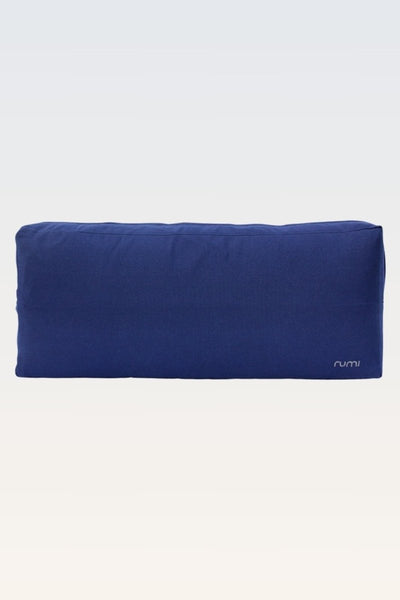 Rumi Earth - Cotton Yoga Bolster – Rectangular - Midnight - RU - YCB - RR - MT - Yoga Props