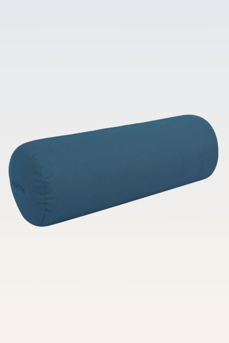 Rumi Earth - Cotton Yoga Bolster – Round - Indigo - RU - YCB - RD - IO - Yoga Props