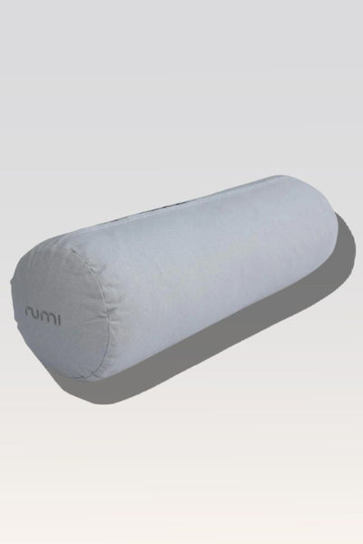 Rumi Earth - Cotton Yoga Bolster – Round - Stone - RU - YCB - RD - SE - Yoga Props