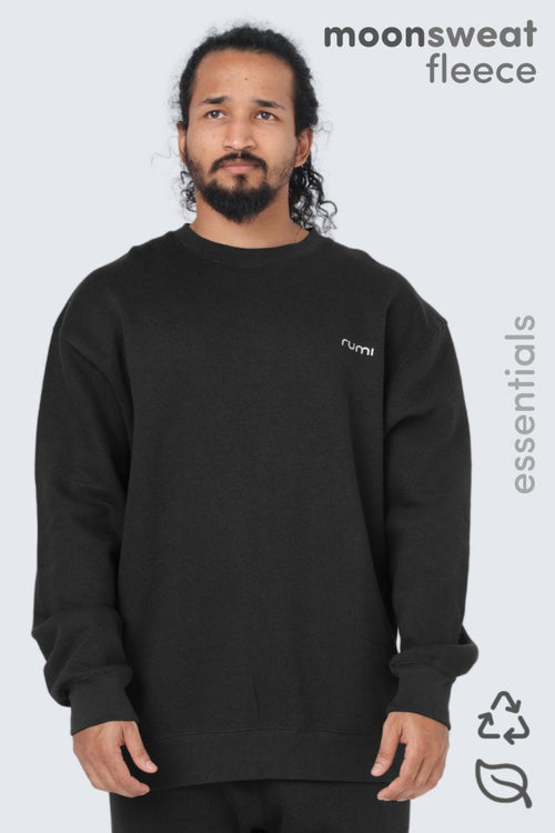 MU Moon Sweatshirt Fleece - Black