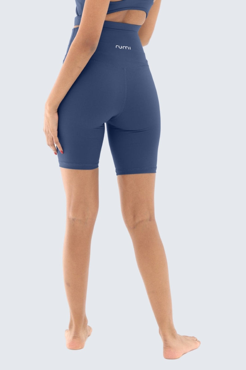 Rumi Earth - W Sun Zen Shorts 8” - Cobalt - R124440CTP - Bottoms