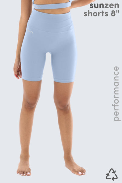 Rumi Earth - W Sun Zen Shorts 8” - Light Ocean - R124440LOP - Bottoms