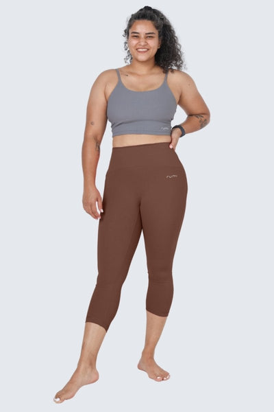 Rumi Earth - W SunSoft Flow Pants 21" - Cocoa - R124121CAP - Bottoms