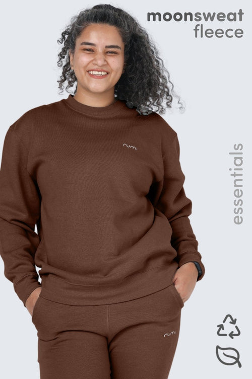 WU Moon Sweatshirt Fleece - Cocoa