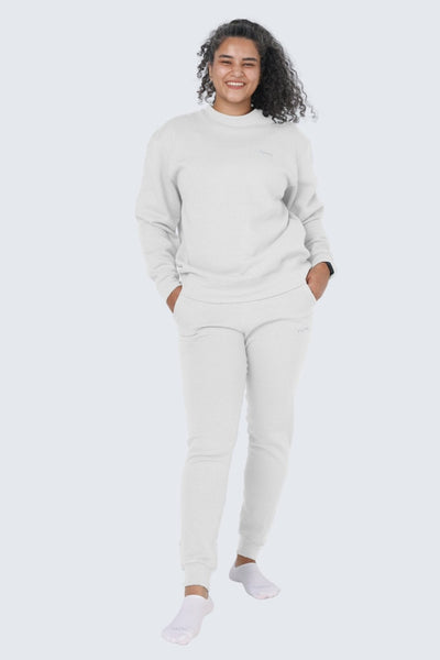 Rumi Earth - WU Moon Sweatshirt Fleece - Snow - R515005SWP - Tops